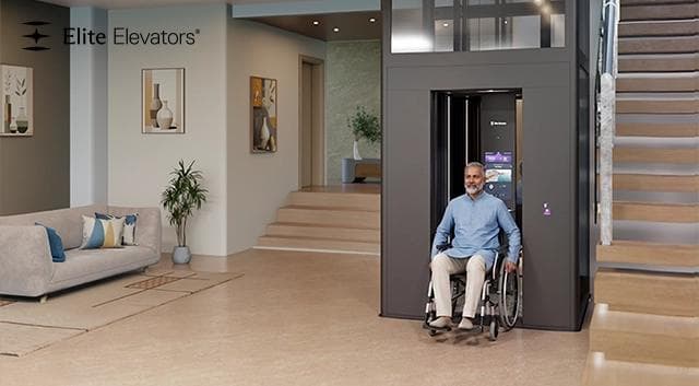 Wheelchair accessible home lift Wheelchair accessible home lift